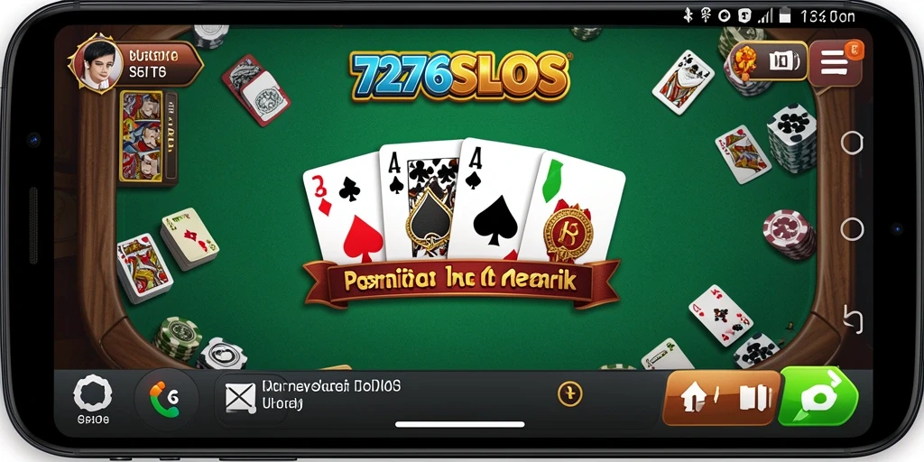 Tampilan gameplay menarik dari 7276SLOTS saat bermain domino.