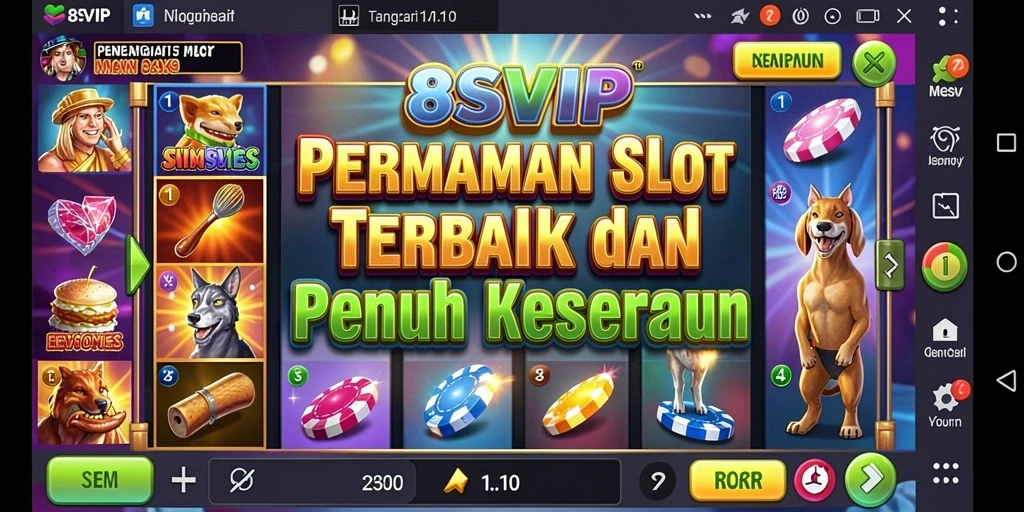 Tampilan menarik dari gameplay Slot di 8SVIP.