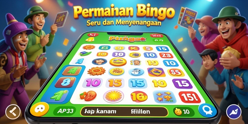 Screenshot gameplay seru dari API33 yang menunjukkan momen Bingo.
