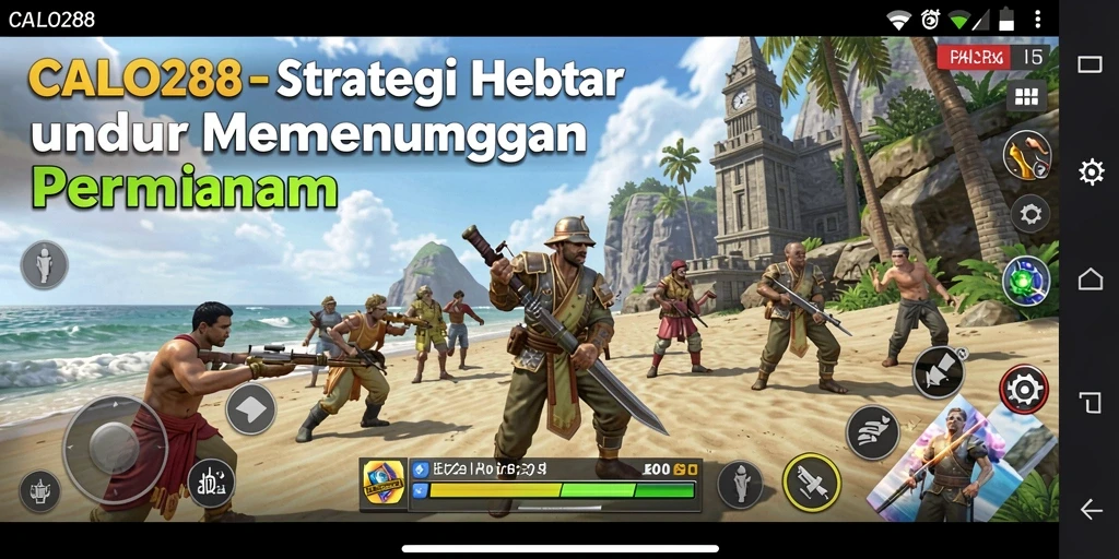 Tampilan gameplay Strategi yang mendebarkan dan penuh intrik.