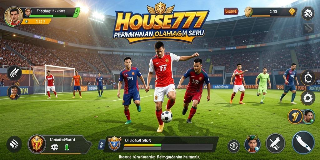 Tampilan gameplay seru dari permainan olahraga HOUSE777.