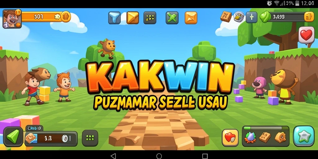Tampilan menarik dari gameplay KAKWIN yang menantang.