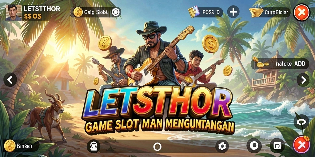 Screenshot menampilkan gameplay menegangkan LETSTHOR dengan gulungan yang bergerak.