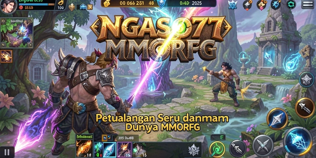Gameplay menakjubkan dari NGASO77 dalam dunia MMORPG.
