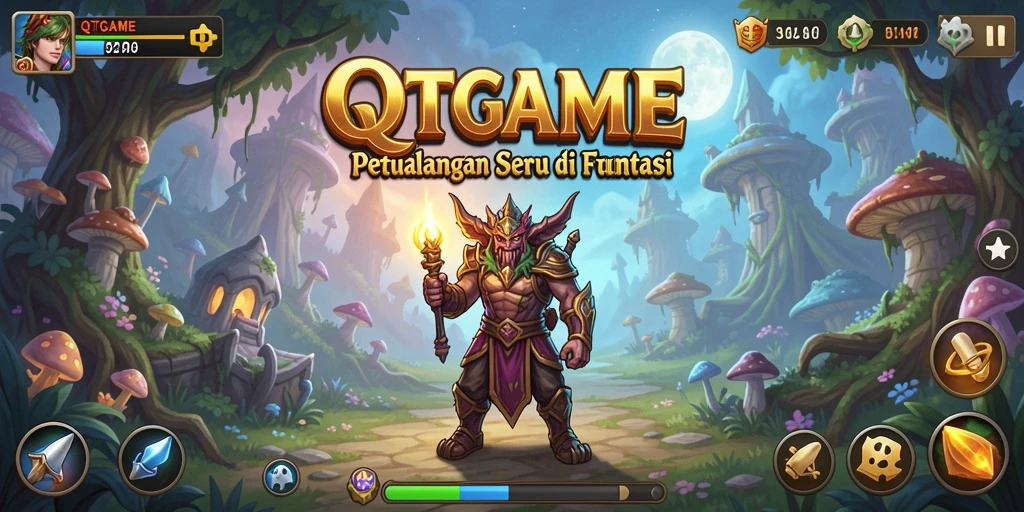 Tampilan gameplay QTGAME yang menegangkan dan penuh aksi.