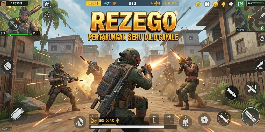 Tampilan memukau dari gameplay Battle Royale REZEGO.