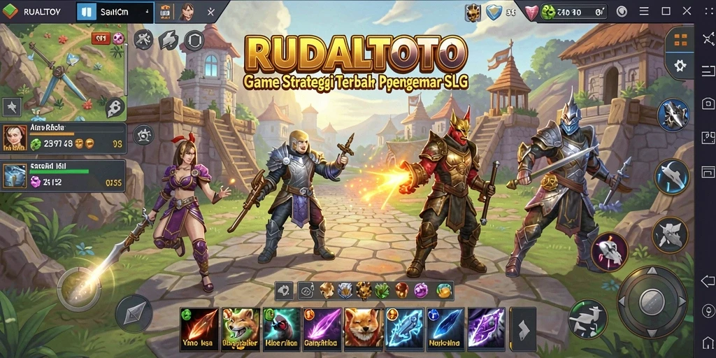 Screenshot RUDALTOTO menampilkan gameplay seru dan strategi yang dalam.