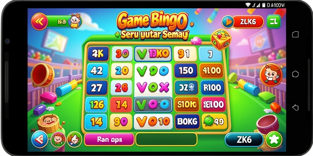 Tampilan gameplay ZK6 dengan suasana Bingo yang meriah.